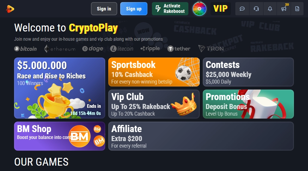 Cryptoplay Casino